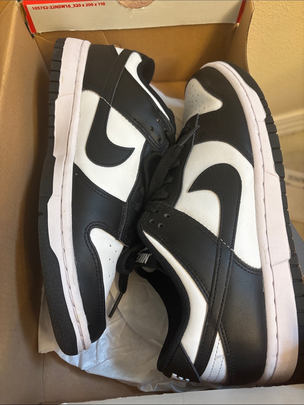 Women’s Nike Panda Dunks - Picture 7 of 7